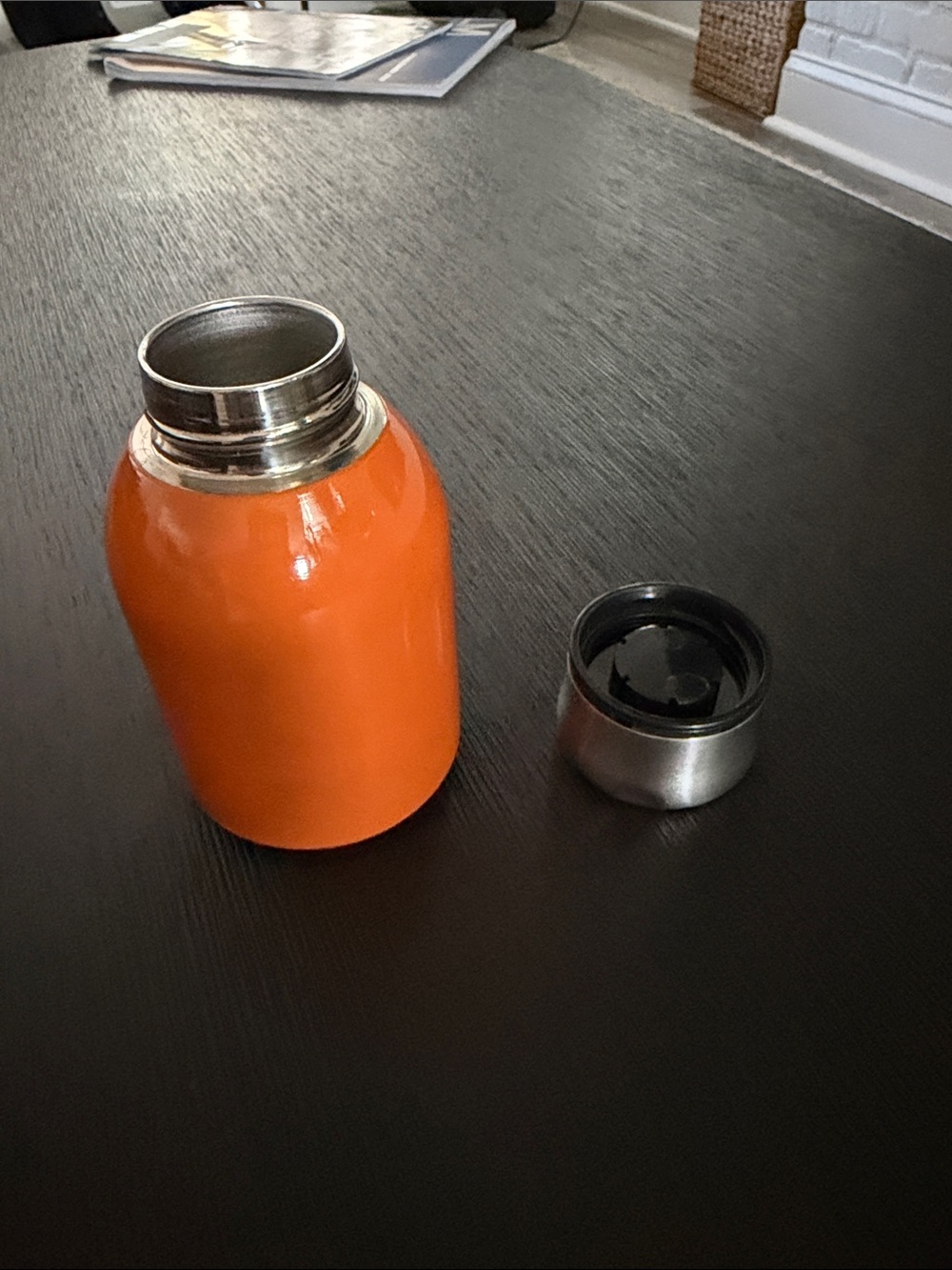 Stainless Steel Insulated kids water bottle  - Orange